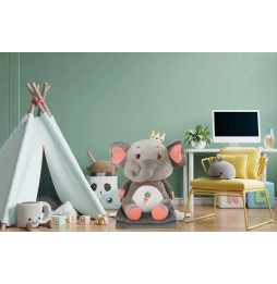 Elephant Plush Toy with Blanket 3-in-1