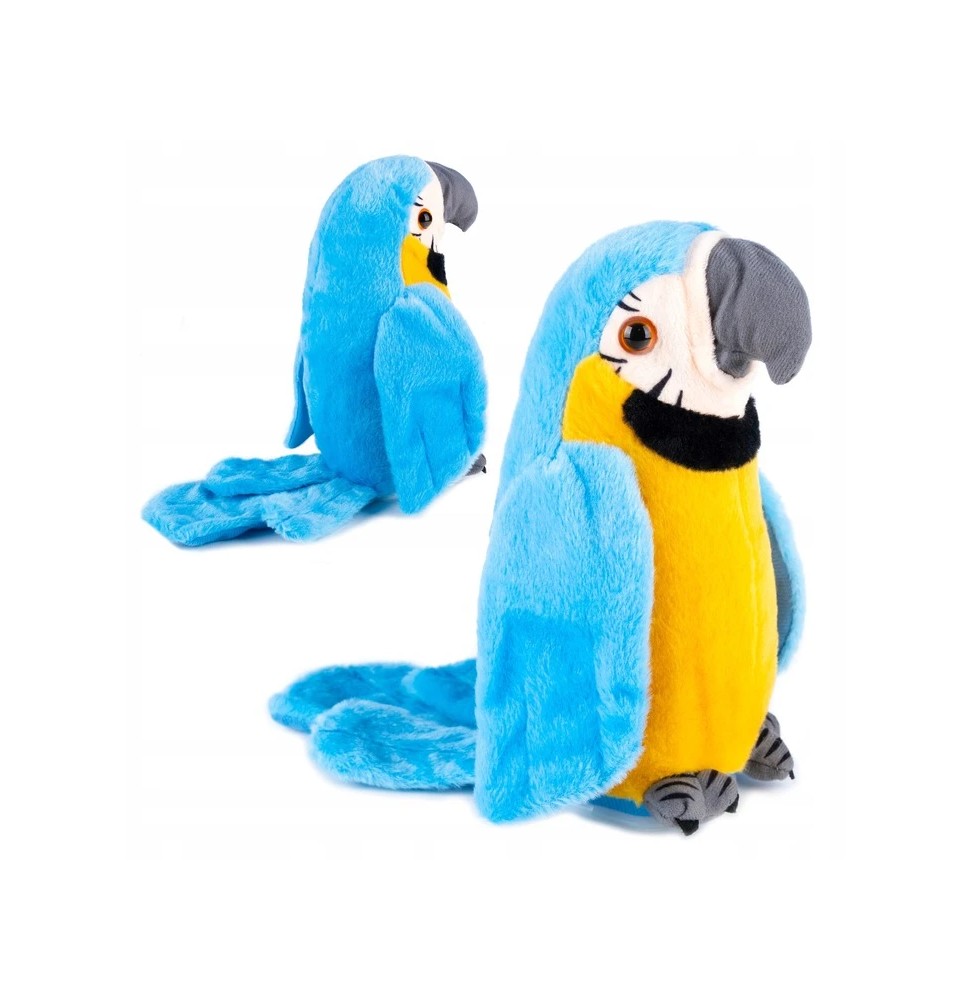 Talking Plush Parrot with Moving Wings