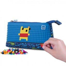 Zippered Neoprene Pencil Case with Dinosaurs