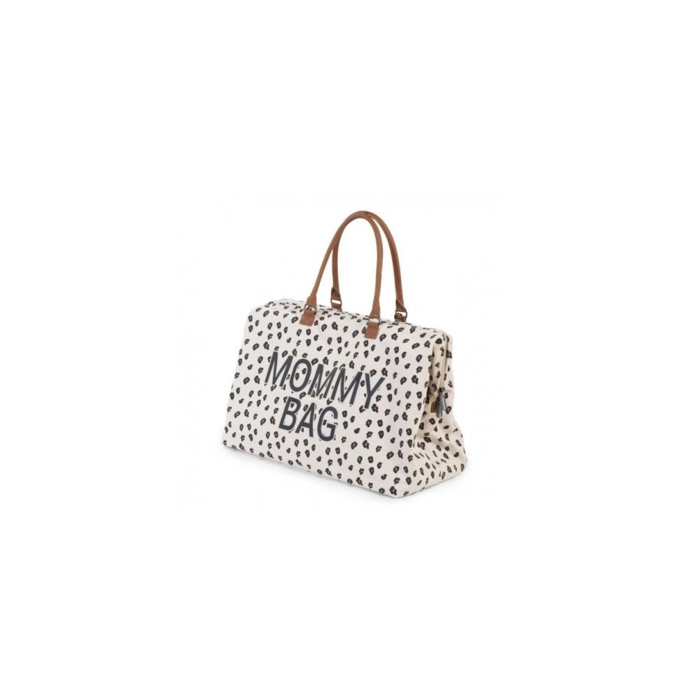 Geanta mommy bag leopard pentru accesorii copii