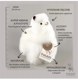 Alpaka Mini Sahara - Ręcznie robiona maskotka
