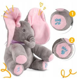 Interactive Elephant Plush Toy for Kids