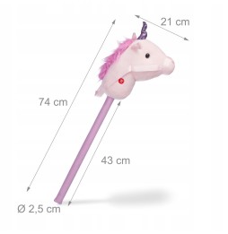 Relaxdays Unicorn Plush Toy 74 cm for Girls