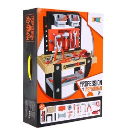 Workshop Table for Kids 3+ Tool Set 64 Pieces