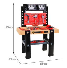 Workshop Table for Kids 3+ Tool Set 64 Pieces