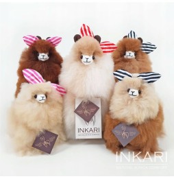 Inkari Alpaca Hazelnut Plush Toy 23 cm from Peru