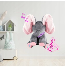 Interactive Elephant Plush Toy for Kids