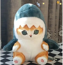 Pisica adorabilă rechin plush 20 cm