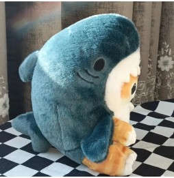 Pisica adorabilă rechin plush 20 cm