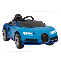 Bugatti Chiron pentru copii - albastru cu telecomandă