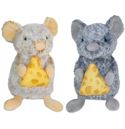 Adorable 20cm Mouse Plush Toy with Cheese