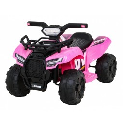 Quad Storm electric pentru copii roz cu motor de 25w