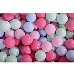 7cm Plastic Balls Set, 100 pcs for Play