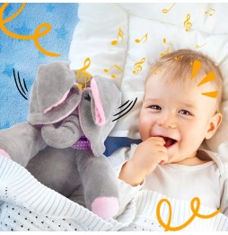 Interactive Elephant Plush Toy for Kids