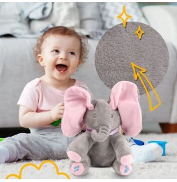 Interactive Elephant Plush Toy for Kids