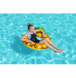 Inel gonflabil fructat Ananas Bestway 116x88 cm