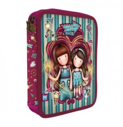 Double Pencil Case with Accessories - Gorjuss