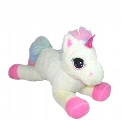 Unicorn moale pentru fetițe - 25 cm