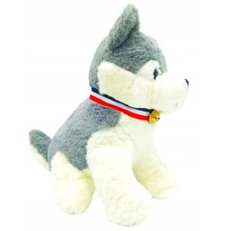 Câine husky din pluș 40 cm pentru copii