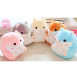 Large Plush Hamster with Blanket and Pillow 45 cm