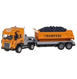 Construction Dumper Truck with Lights and Sounds