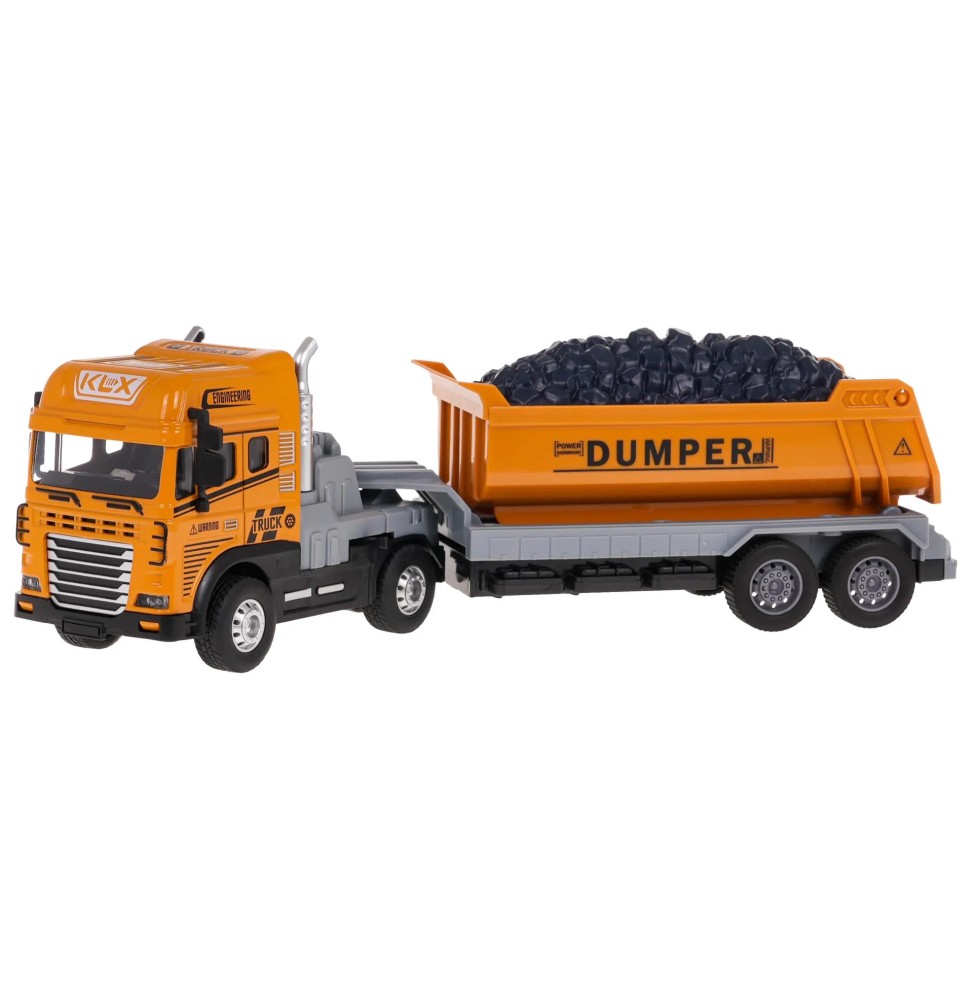 Construction Dumper Truck with Lights and Sounds