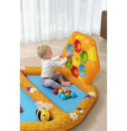 Inflatable Bee Pool for Kids 12m+ with Game