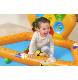 Inflatable Bee Pool for Kids 12m+ with Game