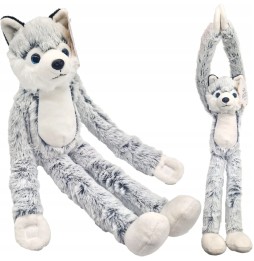 Câine husky din pluș 62 cm