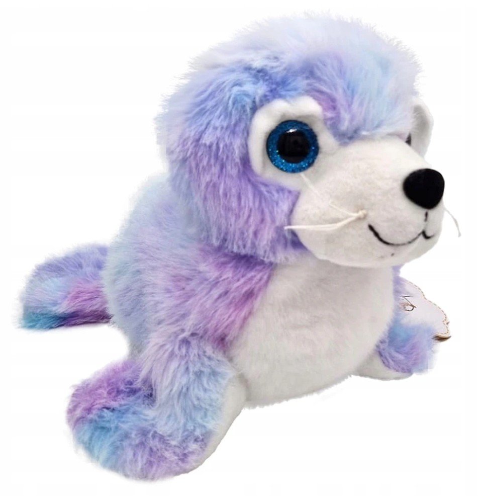 Purple Seal Plush Toy 32 cm