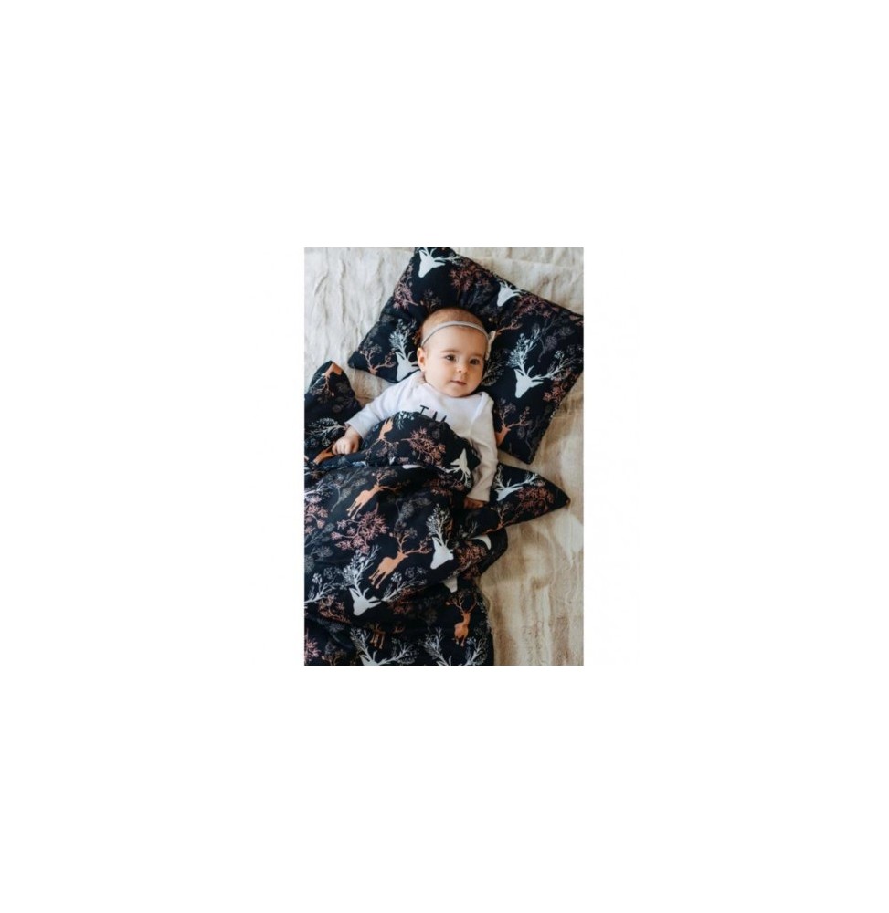 Dark Bamboo Bedding Set for Infants