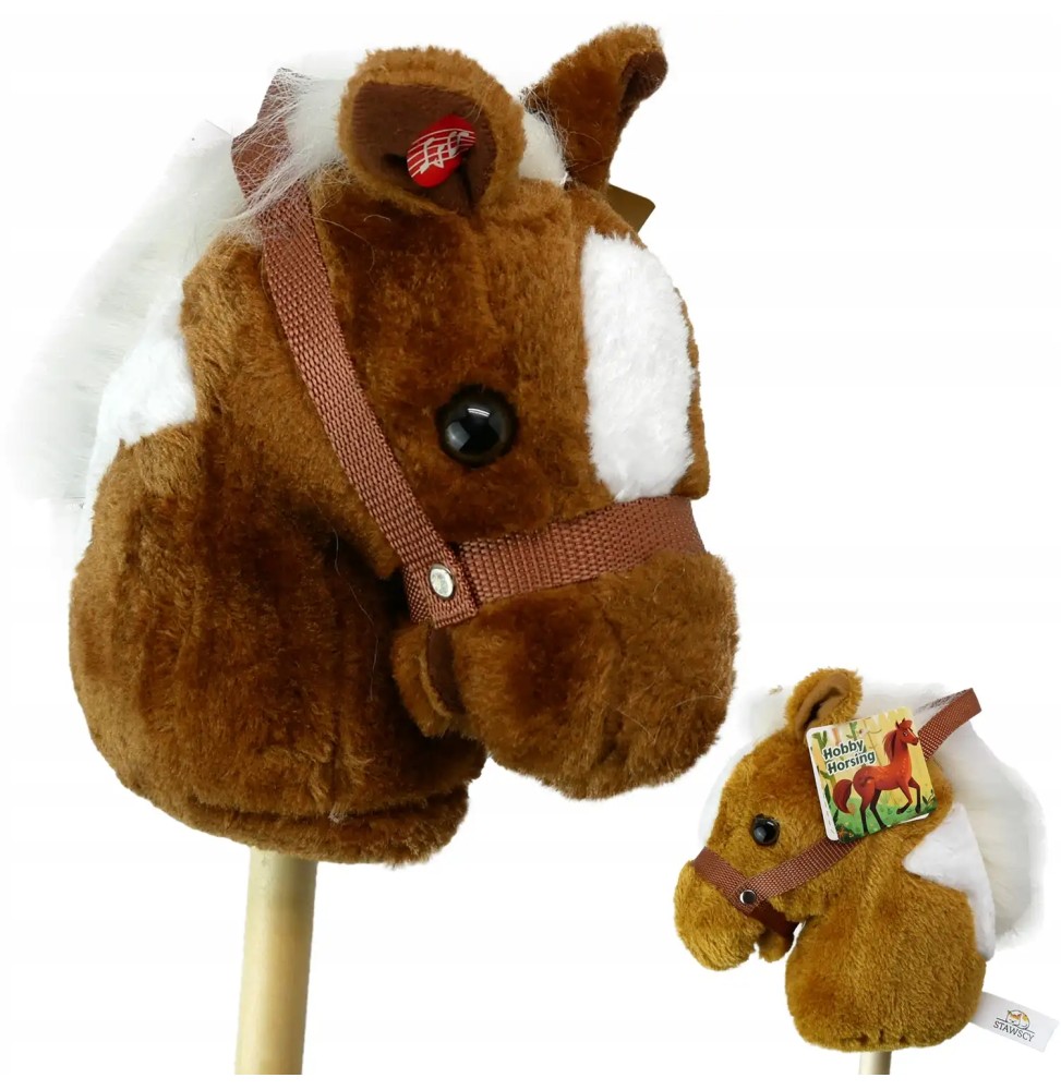 Koń na patyku hobby horse z dźwiękiem