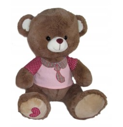 Teddy Bear 42cm in Dress with Bow