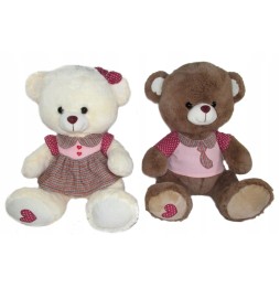 Teddy Bear 42cm in Dress with Bow