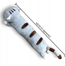 Długi kotek maskotka poduszka 90 cm