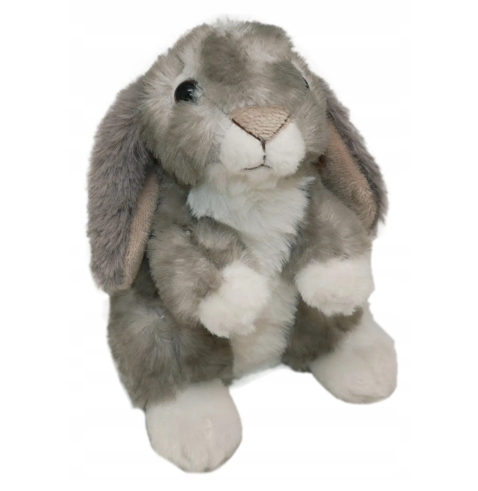 Gray Bunny Plush Toy 18cm for Kids