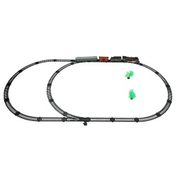 Tren retro cu accesorii pentru copii