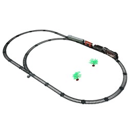 Tren retro cu accesorii pentru copii