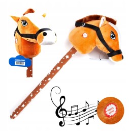 Hobby Horse Konik na Patyku z Dźwiękiem