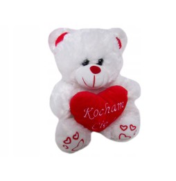 Plush Bear with Heart I Love You