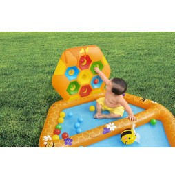 Inflatable Bee Pool for Kids 12m+ with Game