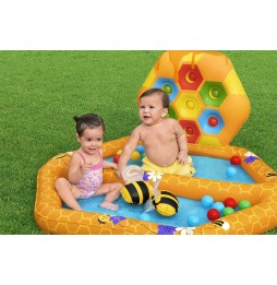 Inflatable Bee Pool for Kids 12m+ with Game