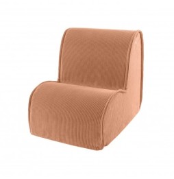 Meowbaby Kids Corduroy Armchair Brick