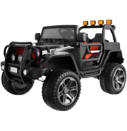 Auto terenowe jeep monster 4x4 dla dzieci czarny