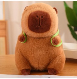 Plush Capybara Toy with Turtle 23 cm