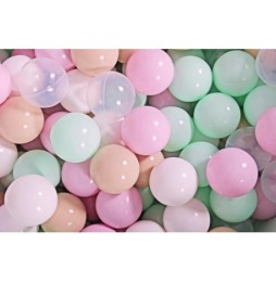 7cm Plastic Balls Set, 100 pcs for Play