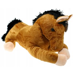 Brown Horse Plush Toy with Sound 60cm