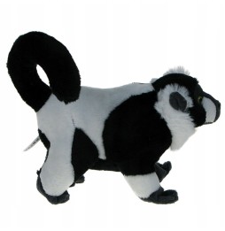 Wari Lemur Plush Toy 20cm in Black and White