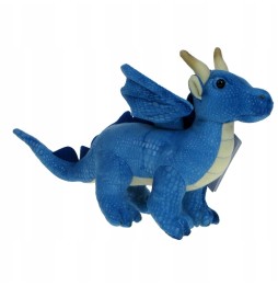 Blue Plush Dragon 28cm Eco-Friendly