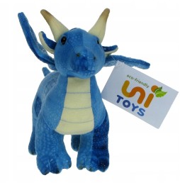 Blue Plush Dragon 28cm Eco-Friendly